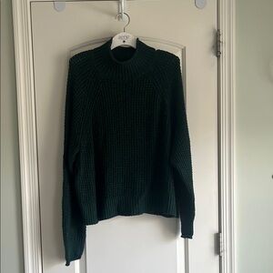 American Eagle Outfitters Dark Green Turtleneck Sweater